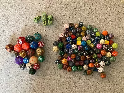 Massive Mixed Gaming Dice Lot Of 131 Mint • $24.99