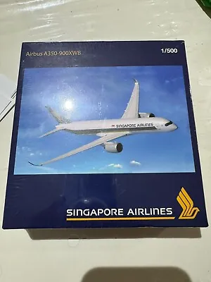 SINGAPORE AIRLINES A350-900 9V-SJD DIECAST MODEL SCALE 1:500 BNIB Herpa Wings • $69.99