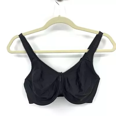 Wacoal Women Size 36DD Bra Black Underwire No Padding Basic Beauty 855192 • $23.69