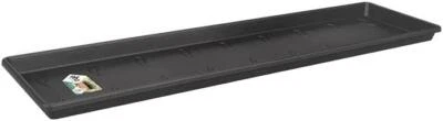 £8.49 • Buy Elho BLACK Rectangular Plant Pot Saucer 40cm Planter Trough Drip Tray Base Dish