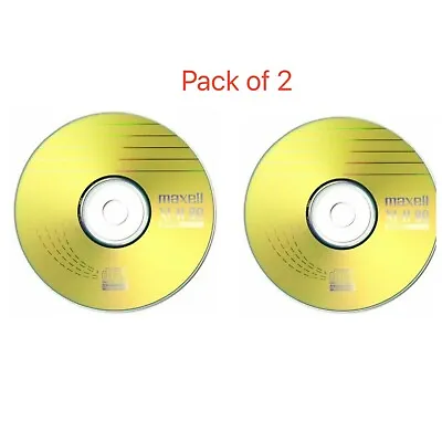 Maxell CD-R Audio XL-II Gold Digital Music Recordable Discs  & Sleeves • £3.65