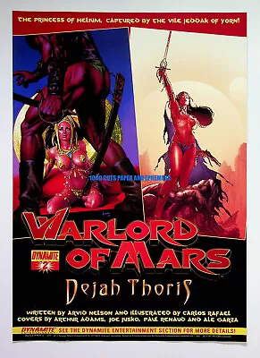 Warlord Of Mars Dynamite Entertainment 2011 Print Magazine Ad Poster ADVERT • $9.99