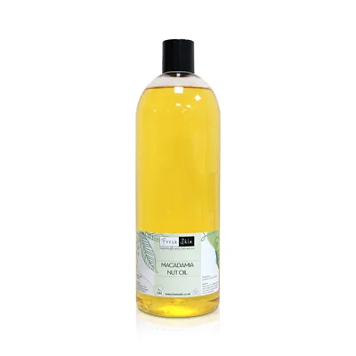 £11.90 • Buy 1 Litre Macadamia Nut Oil | Cold Pressed 100% Pure - Massage, Hair & Treatment