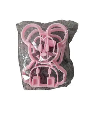 Disney Mickey Mouse Pink Cookie Cutter New & Sealed Free UK Postage • £3.42