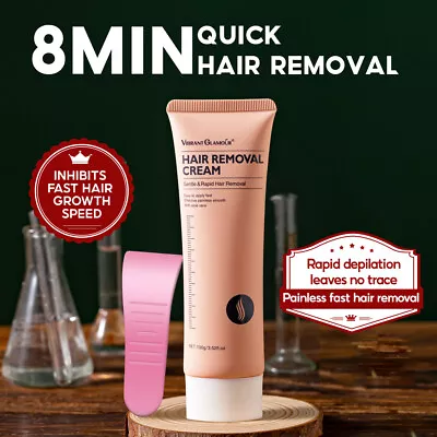 $11.35 • Buy Permanent Hair Removal Cream Painless Stop Body Hair Growth Inhibitor Remover