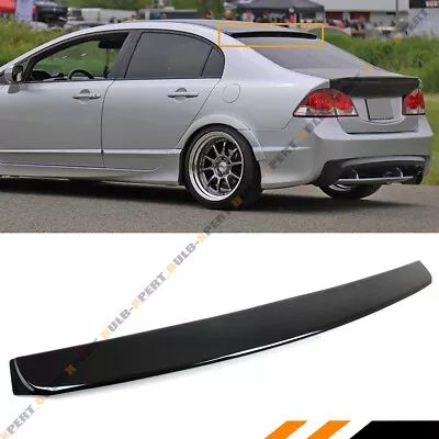 For 2006-15 Honda Civic 8th 9th Gen Sedan Glossy Black Rear Window Roof Spoiler • $44.99