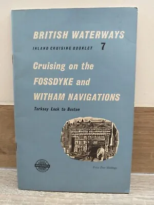 £6.99 • Buy British Waterways Inland Cruising Booklet 7 Fossdyke And Witham Navigations