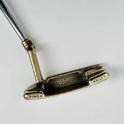 Nice Vintage PING ANSER 85068 Zip Code Putter 33  Long Right Handed Polished • $69.95