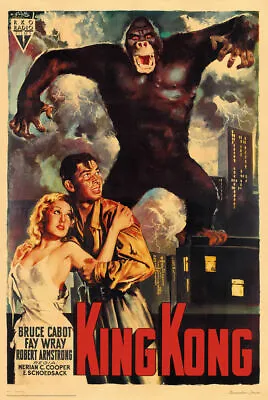 KING KONG - IN THE CITY - CLASSIC MOVIE POSTER 24x36 - 5321 • $11.95