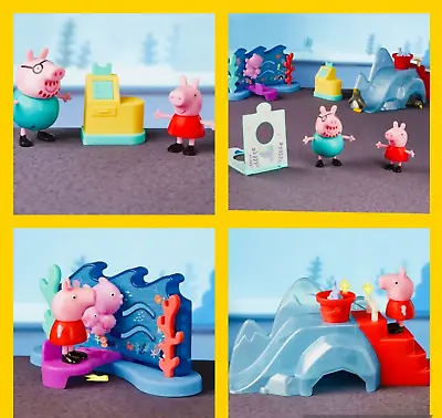 Peppa Pig Zoo Themed Playset Aquarium Penguins Figures Preschool Playset Toy • £10.50