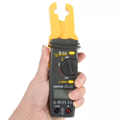 CENTER-223 High Resolution Mini AC/DC Clamp Meter New✦Kd • $158.27