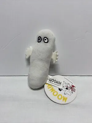 NWT Moomin 4 1/2 Plush Doll White Ghost Charm Keychain • $14.99