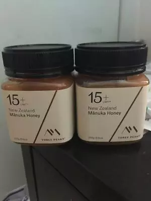 Three Peaks Manuka Honey New Zealand - Certified UMF 15+ - 8.82 Oz (2) JARS • $54.99