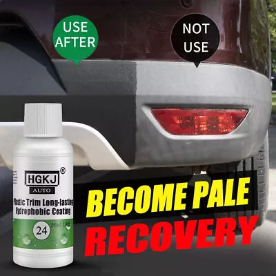 50ml Plastic Recovery Restorer Long-lasting Car Cleaning Agent Coating Car Parts • $6.99