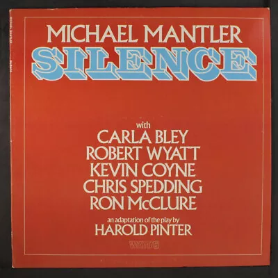 MICHAEL MANTLER: Silence WATT 12  LP 33 RPM • $20