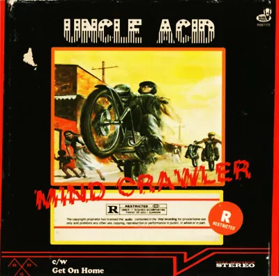 $16.99 • Buy Uncle Acid MIND CRAWLER New Sealed Black Vinyl 7  Single
