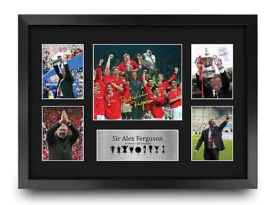 Sir Alex Ferguson Printed Autograph Picture Man United Legend Signed Print A3 A4 • £19.99