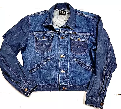 Vintage Maverick Blue Bell Wrangler Selvedged Denim 70's Jacket Men 42 USA Made • $145