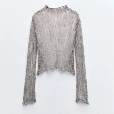 ZARA Open Knit Sweater • £15