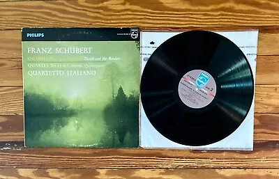 Schubert/Quartetto Italiano: Quartet No 14-12 Death & The Maiden LP Vinyl NM/VG+ • $15