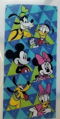 Mickey Mouse Beach Bath Swim Towel 28  X 58  Donald Goofy Pluto Daisy Minnie • $21.24