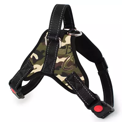 No Pull Dog Pet Harness Adjustable Control Vest Dogs Reflective XS S M Large XL • $7.98