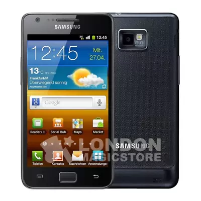 Samsung Galaxy S2 SII 16GB Black Unlocked Mobile Phone - Excellent Condition • $27.38