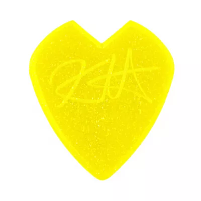 Dunlop Kirk Hammett Jazz III 1.38mm Guitar Picks Yellow Glitter 6-Pack • $9.99