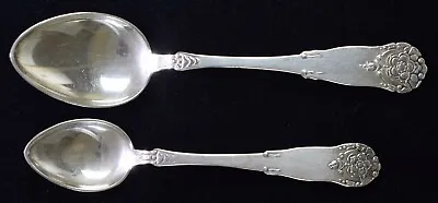 2 Arts & Crafts Hardanger Pattern 830 Silver Spoons Magnus Aasa Norway • $49