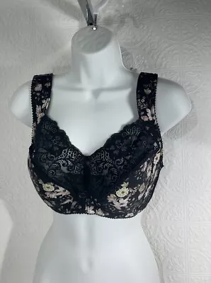 Miss Mary Of Sweden Women’s Bra Size 34DD Floral #5104 • $25