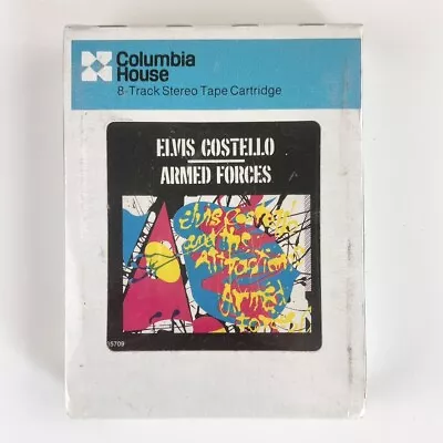 SEALED Elvis Costello Armed Forces 1979 8-Track Tape Columbia • $20