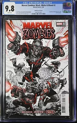 Marvel Zombies Black White Blood #2 CGC Graded 9.8 - Cory Smith 1:10 Cover • $49.99