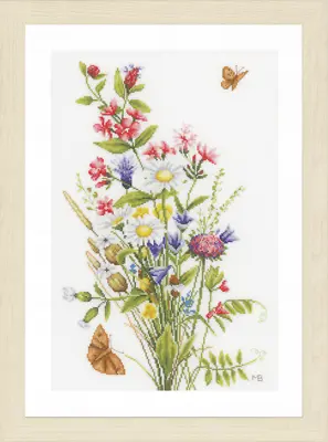 Lanarte Field Flowers Cross Stitch Kit • £59.14