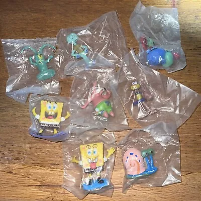 £4.99 • Buy Set Of 8 Cake Topper Spongebob Cake Toppers Set Spongebob Figure Set Toys