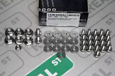 Dress Up Bolts Supra 93-02 MKIV 2JZ-GTE 2JZ-GE Titanium Engine Bay Kit Polished • $395.65