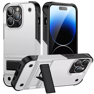 For IPhone X/XR 11 12 13 14 15 Pro Max Multi-colour Drop-proof Case With Stand • $8.24