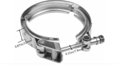 $13.99 • Buy 3'' Inch V-Band Clamp Kit Male/Female 3  V Band Turbo Exhaust V-Band