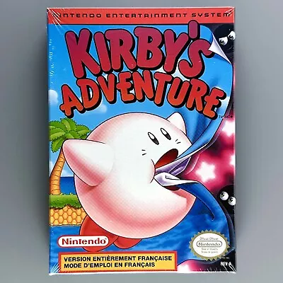 NES Nintendo Game KIRBY'S ADVENTURE NEW & Factory Sealed With Authentic H-Seam! • $295