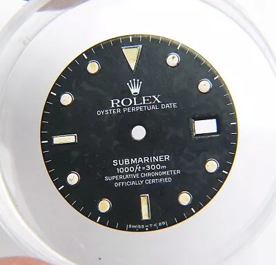 Vintage Genuine Rolex Submariner 16610 168000 16800 Black Cream Tritium Dial • $350