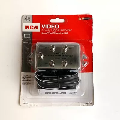 RCA Video 4-Way Signal Amplifier New In Package • $30