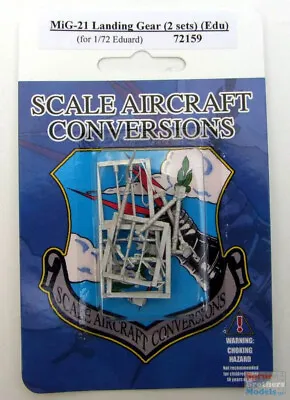 SAC72159 1:72 Scale Aircraft Conversions - MiG-21 Fishbed Landing Gear (EDU Kit) • $17.64