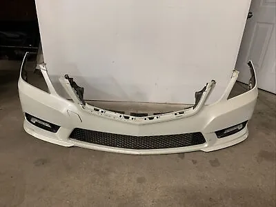 ✅ 2010-2013 OEM Mercedes W212 E350 Front Bumper Cover Assembly W/PDC W AMGhite • $449.95