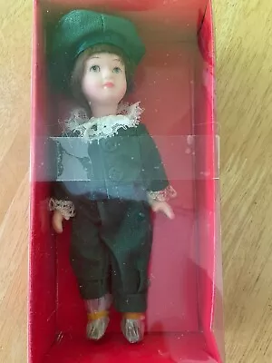 Vintage Victorian Costume Boy Doll Small In Original Packaging Green Costume • $24.90