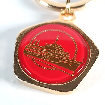 P&O S.S Canberra Cruise Ship Sold Onboard Metal Keyring Chain - Shipping • £20.90