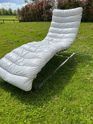 £220 • Buy Timothy Oulton / Halo John Lewis Bilbao White Leather Chaise Lounge
