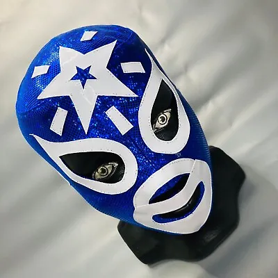 White Star Semi Professional Grade Wrestling Mask Luchador Mask Estrella Blanca • $36.95