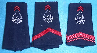 SB69 Three Pairs Of French Enlisted Military Shoulder Boards Supply/material • $6