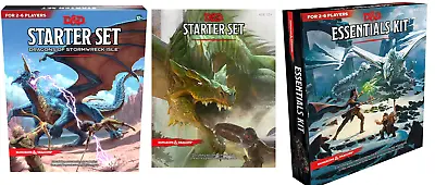 £20.99 • Buy Dungeons & Dragons Kits, Starter, Essentials Roleplay RPG Tabletop Adventure Dnd