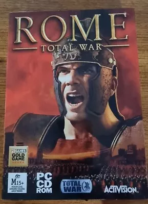 Rome Total War Small Box 3 Discs With Map Book & Receipt Excellent Condition PC • $39.95