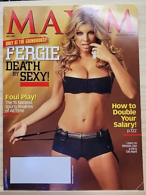Maxim Magazine 112 Fergie Rose McGowan Mary Elizabeth Winstead April 2007 • $5